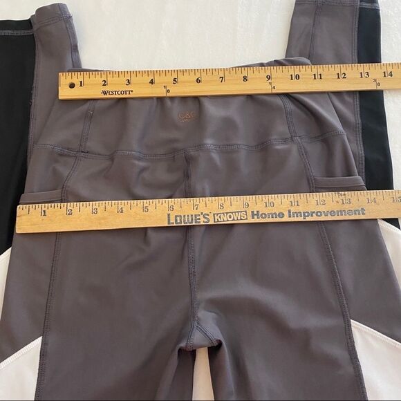 C & C California Colorblock Pocket Leggings Small - Picture 5 of 7